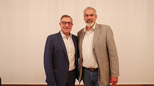 Andreas Krüfger mit Jochen Rupp