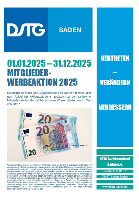 Dstg Deutsche Steuergewerkschaft Baden